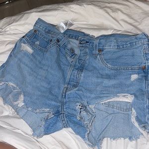 Levi’s 501 Shorts Light Blue